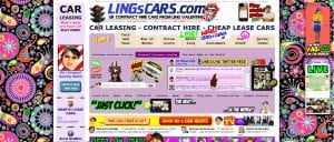 Lings Cars – A well known example of a VERY busy website.