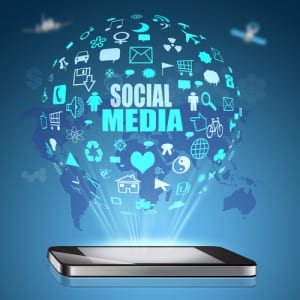Social Media marketing phone and apps