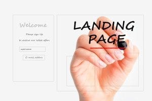 landing page writing