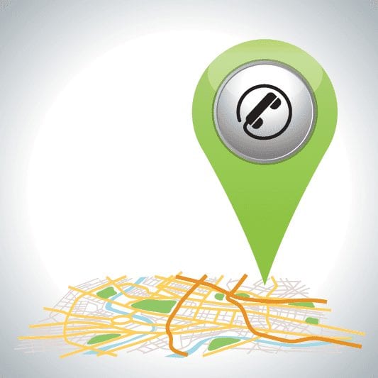 Local seo map icon