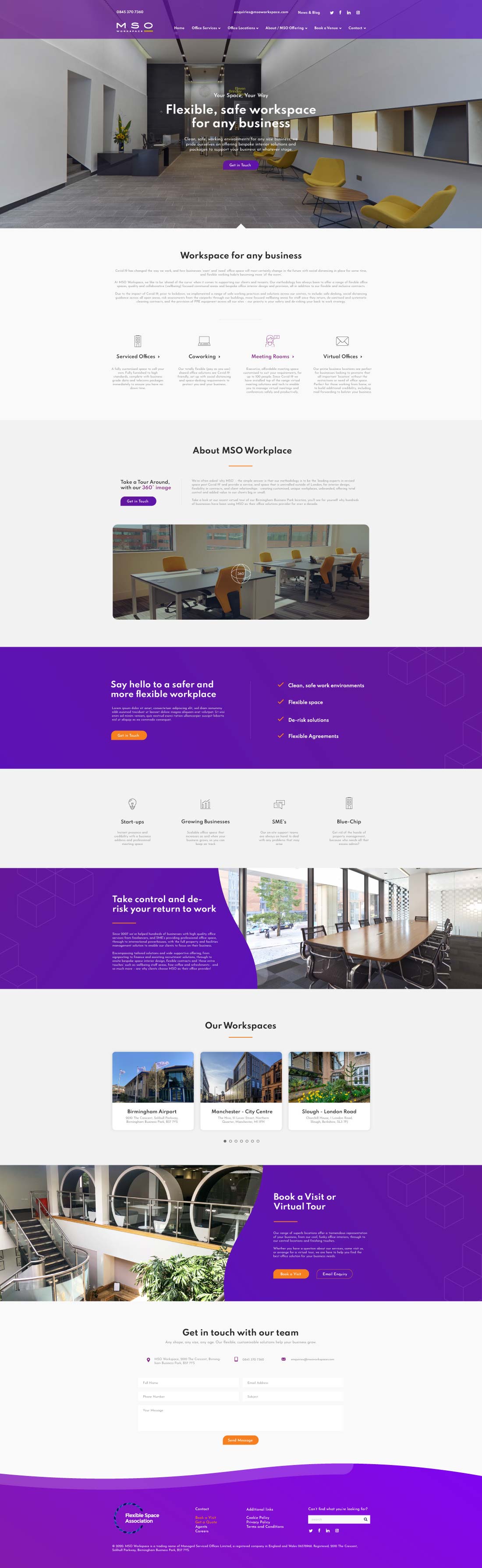 MSO Workspace website