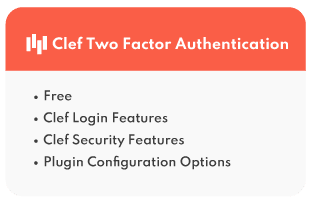 Wordpress Clef plugin features