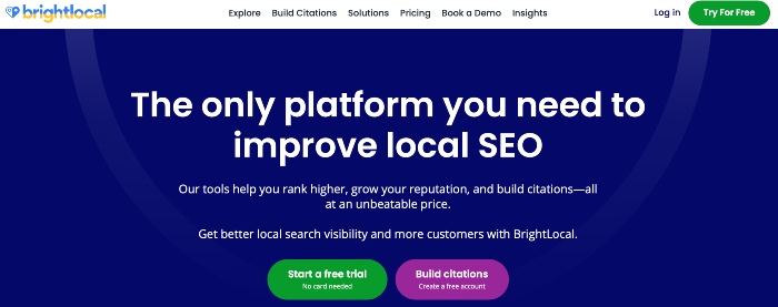 brightlocal local seo tool