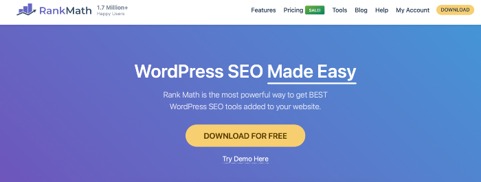 rankmath wordpress seo plugin